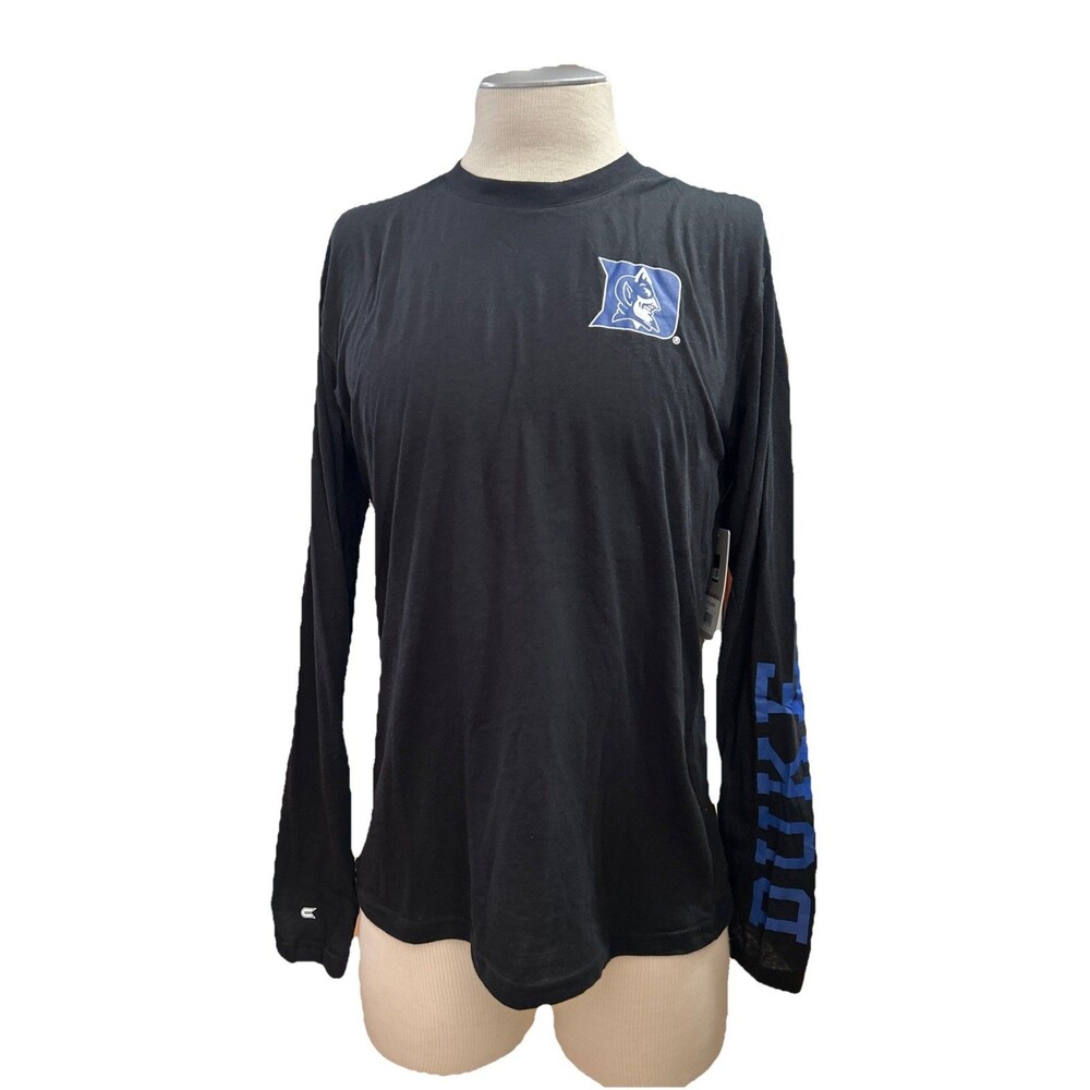 Colosseum Men’s T Shirt M Black Long Sleeve Duke